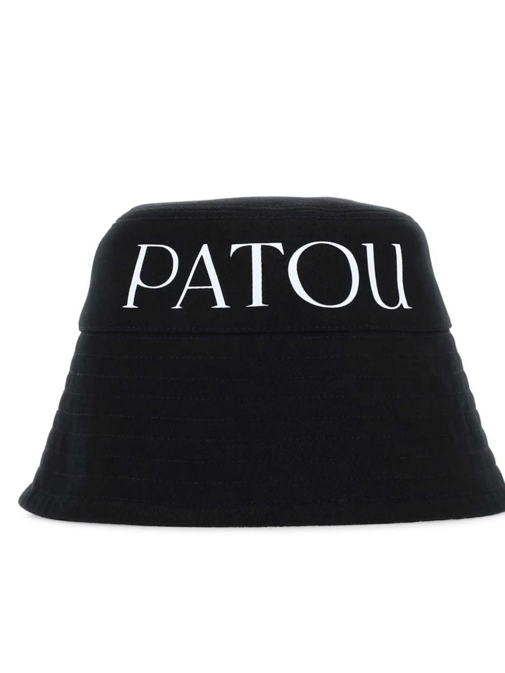Patou Logo Printed Bucket Hat Black Size XS-S